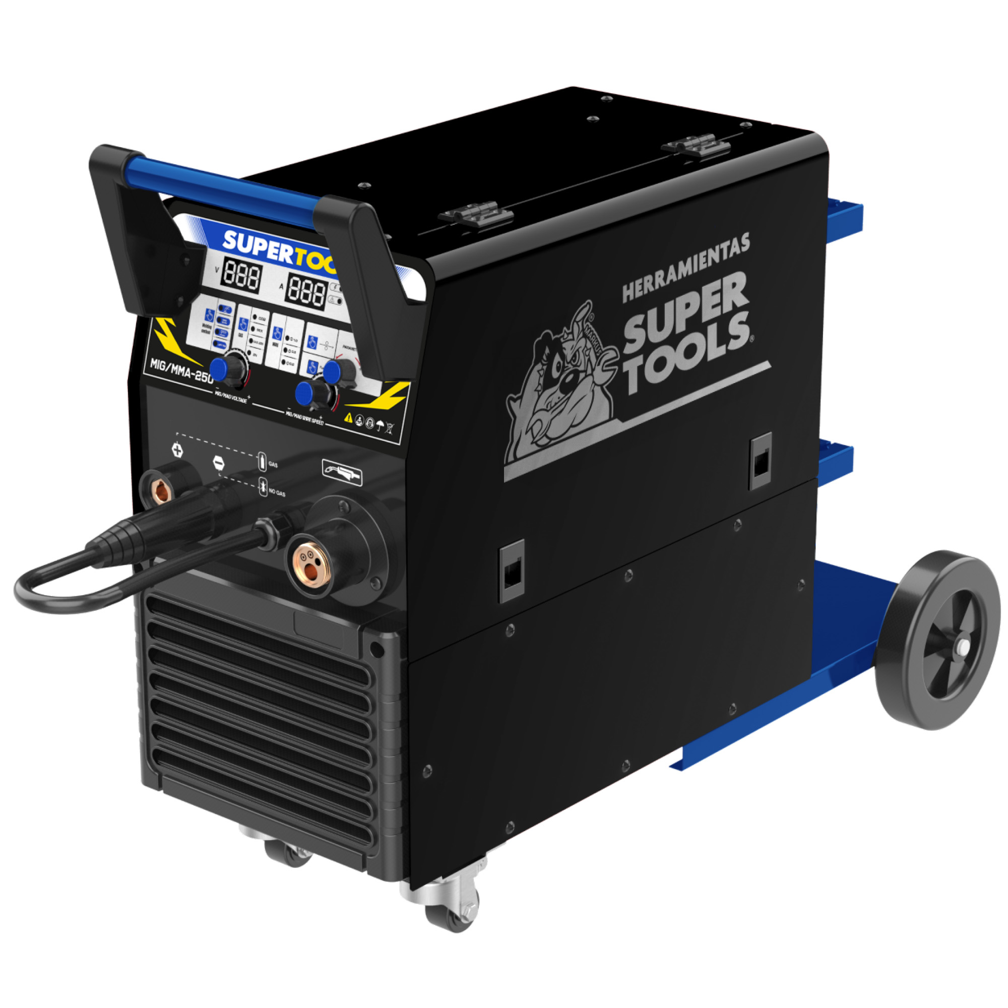 Equipo De Soldadura Mig-Mma 250Amp 220/440V, SUPERTOOLS